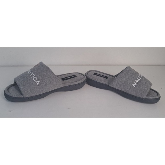 Nautica Eldridge Valentine Mule Slippers US Women's Size 7-8 Gray Open Toe - Picture 6 of 7